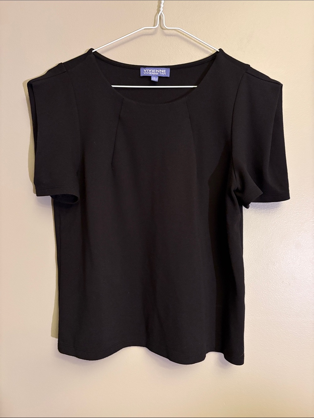 Vivienne Tam | Structured Black Top - sz M